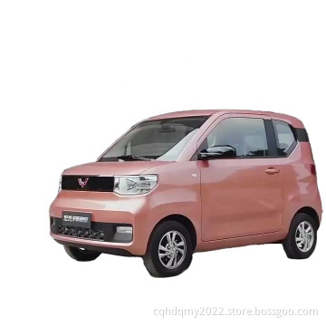 Wuling Hongguang Airbag Mini EV 100km/H بطارية الليثيوم ذكية سيارة Mini 2022 عالية السرعة الكهربائية سيارة جديدة